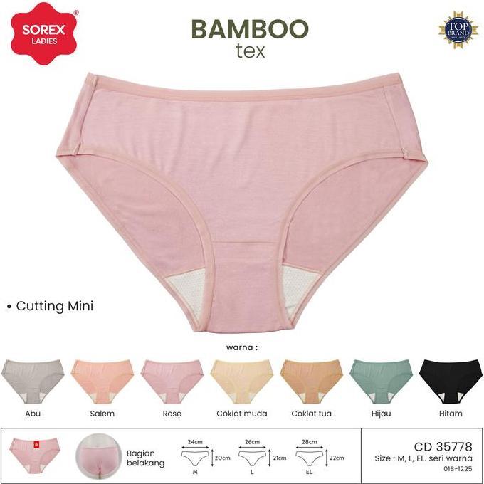 Sorex CD Mini Wanita Bamboo Tex ( Viskosa ) CD 35778