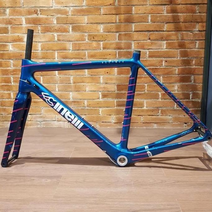 Cinelli Veltrix Road Disc Frameset - Baby Blue