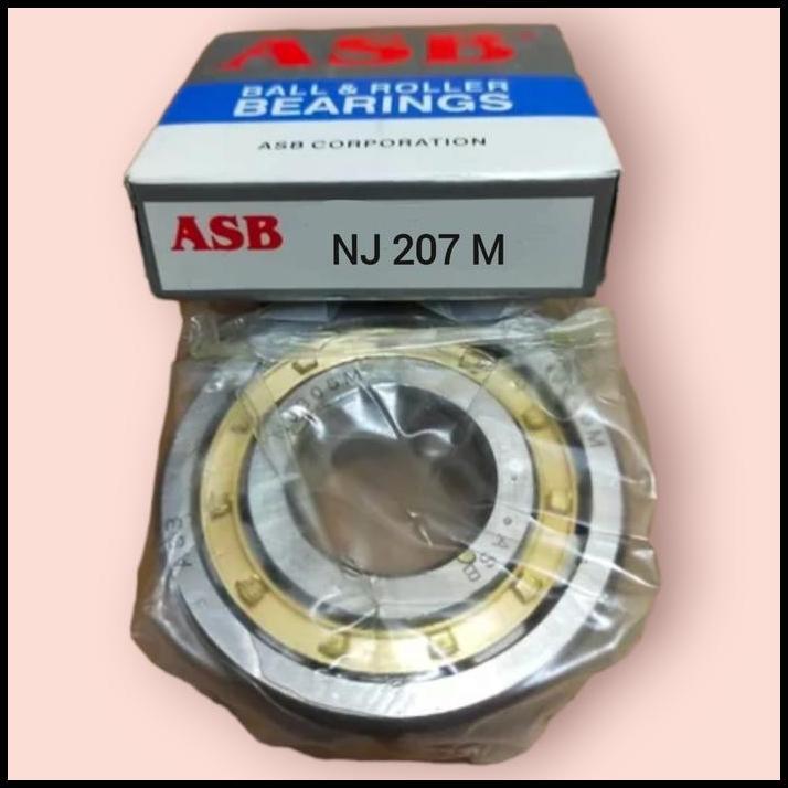 HOT DEAL BEARING NJ 207 M / NJ207M / NJ207 M KUNINGAN MERK ASB 