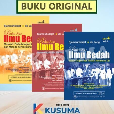 DILAASELLER78 - [ORIGINAL] BUKU AJAR ILMU BEDAH EDISI 4 - SET 3 BUKU DE JONG