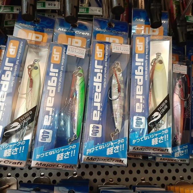 umpan jig major craft jigpara 40gr dan 60gr