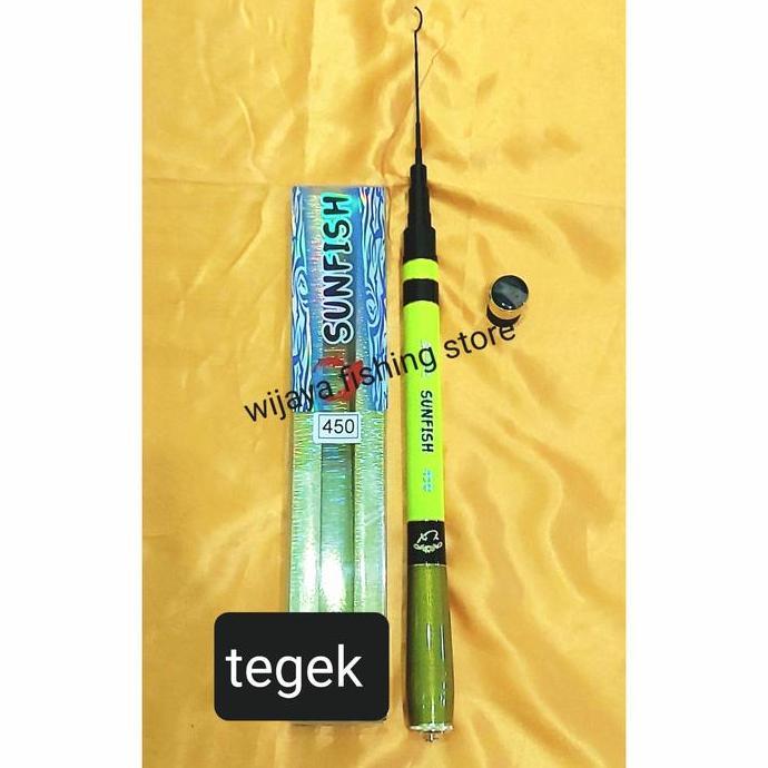 joran tegek sunfish carbon 450 RUAS PENDEK