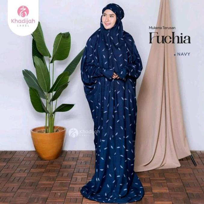 Khadijah Label - Mukena Terusan Dewasa Fuchia