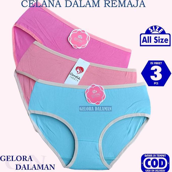 3 4 5Pcs Celana Dalam Remaja Cd Wanita Sempak Abg Anak Cewek