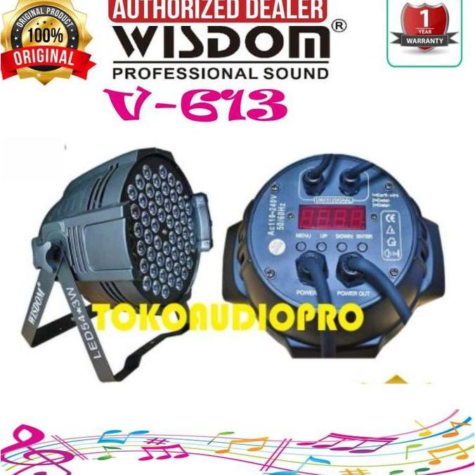 TERMURAH - Wisdom V613 Led Par 54 Par Led 54 Full Colour