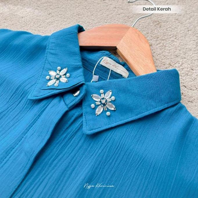 Bynissa-Jessy Dress Outer-Outerwear-Cardigan-Fashion Muslim-Pakaian Wanita-Luaran-Hangout-Ootd Hijab