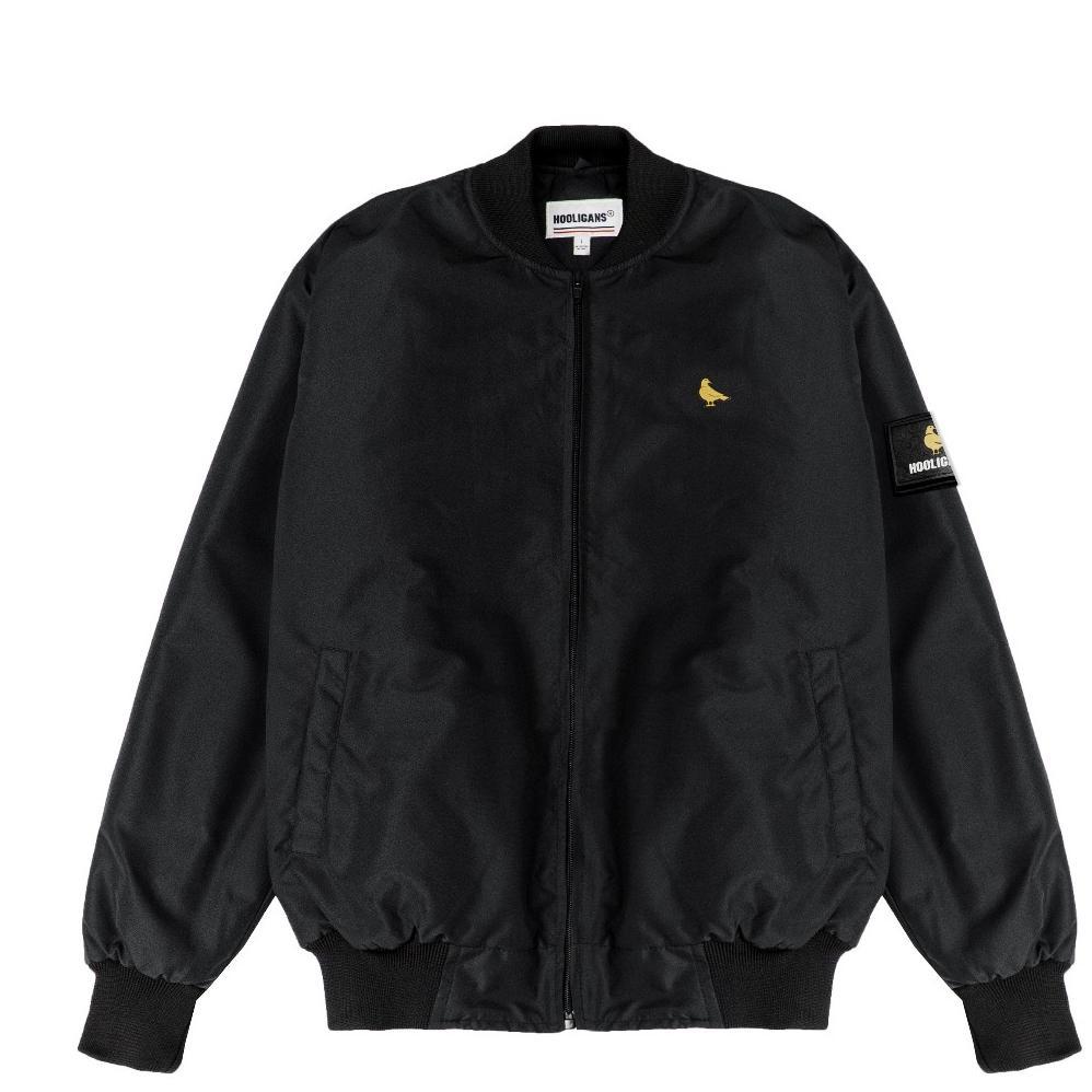 Exclusive Hooligans Jacket Bomber Hugo Black