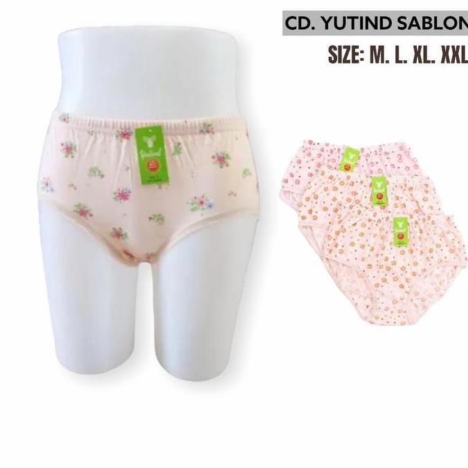 6 PCS CELANA DALAM WANITA YUTIND (SABLON) SIZE M-XXL