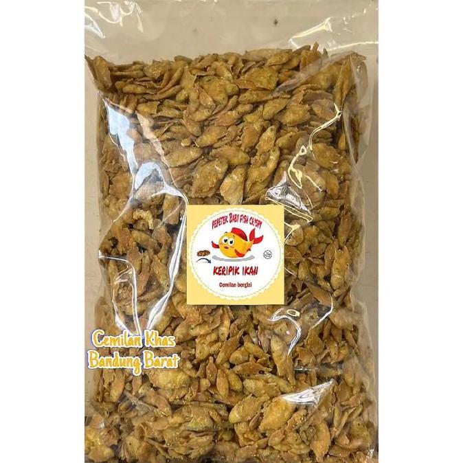 Kress- Ikan Wader Crispy /Keripik Ikan Mini Fish Crispy Renyah Kriuk Makanan Food Seafood Frozen Mea