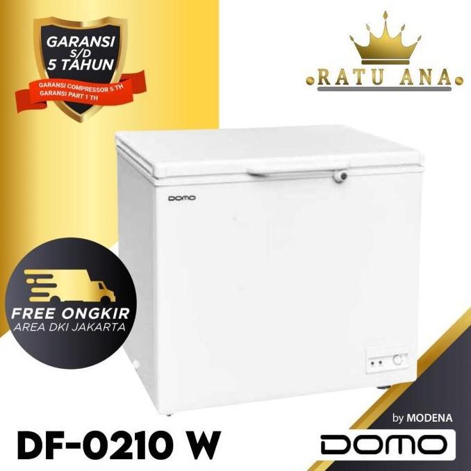 DOMO BY MODENA CHEST FREEZER TYPE DF 0210 W - FREEZER BOX