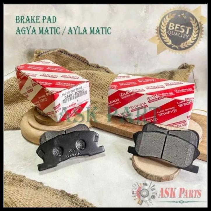 TERLARIS KAMPAS DISPAD REM DEPAN BRAKE PAD FRONT TOYOTA AGYA AYLA MATIK MATIC MANUAL 
