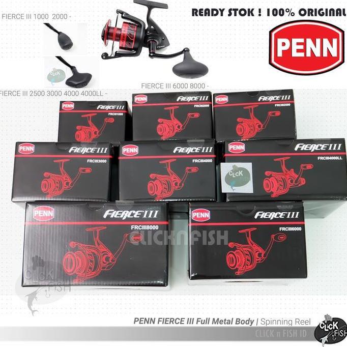 PENN FIERCE III 1000 2000 2500 3000 4000 LL 5000 6000 8000 | Spin Reel