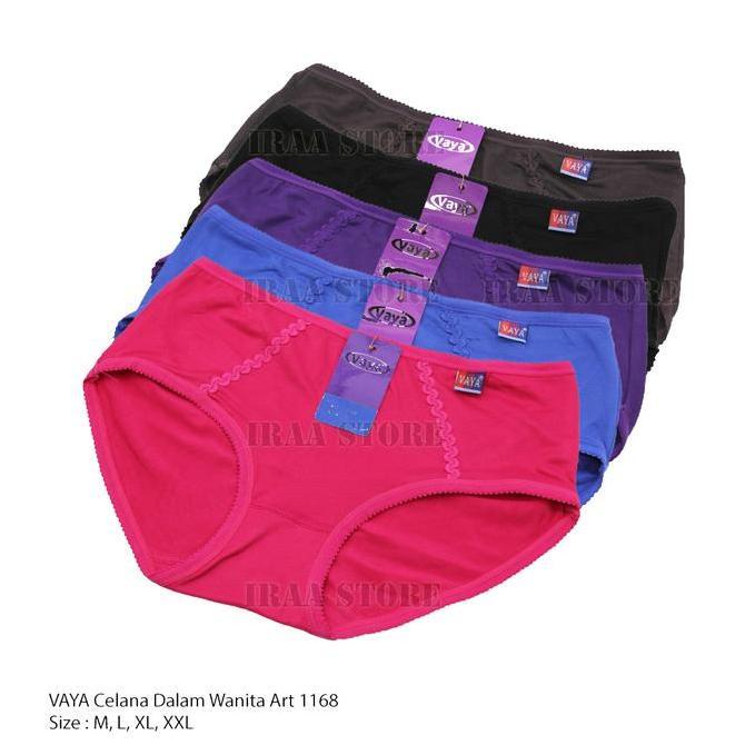 MURAH CD VAYA 1168 | Celana Dalam Wanita Kualitas Import | 3 , 6 DAN 1 LUSIN / CD CEWEK Size M - XXL