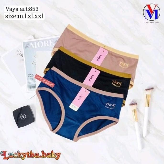 6pcs ,3pcs Vaya 853 / Celana dalam vaya 853 / cd vaya 853 / Celana dalam wanita vaya
