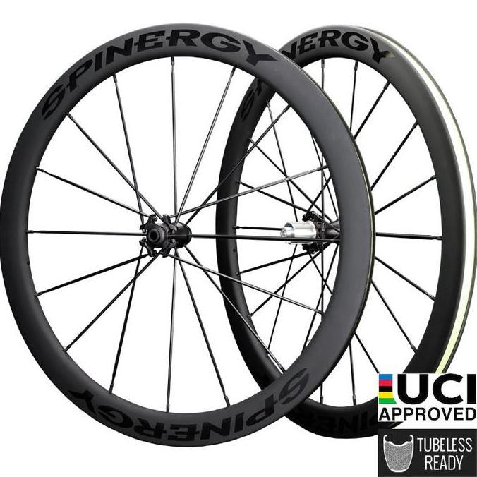Spinergy Stealth FCC 47 Disc Carbon Clincher Wheelset