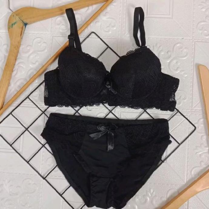 Best SellerPakaian Dalam Wanita Impor Quality - Set Bh Setelan Motif Spandeks Winered - Lingerie, Tr