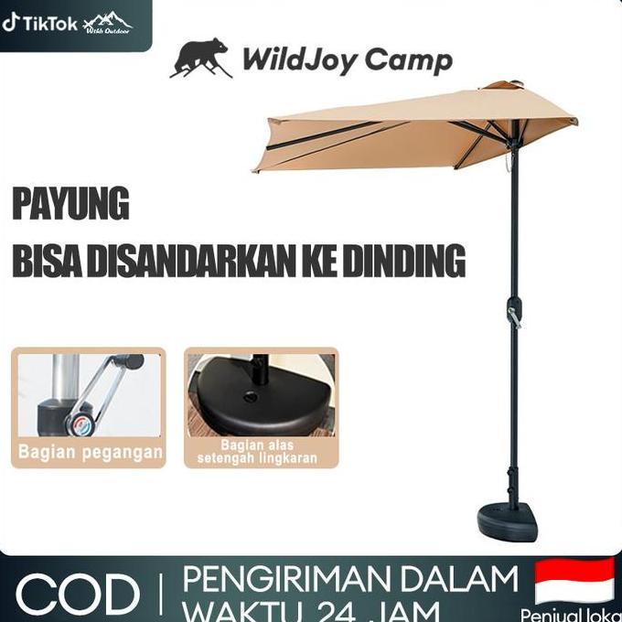 wer_sandi - wildjoy camp payung tenda  lipat payung di dinding payung gantung/taman/cafe/pantai payu