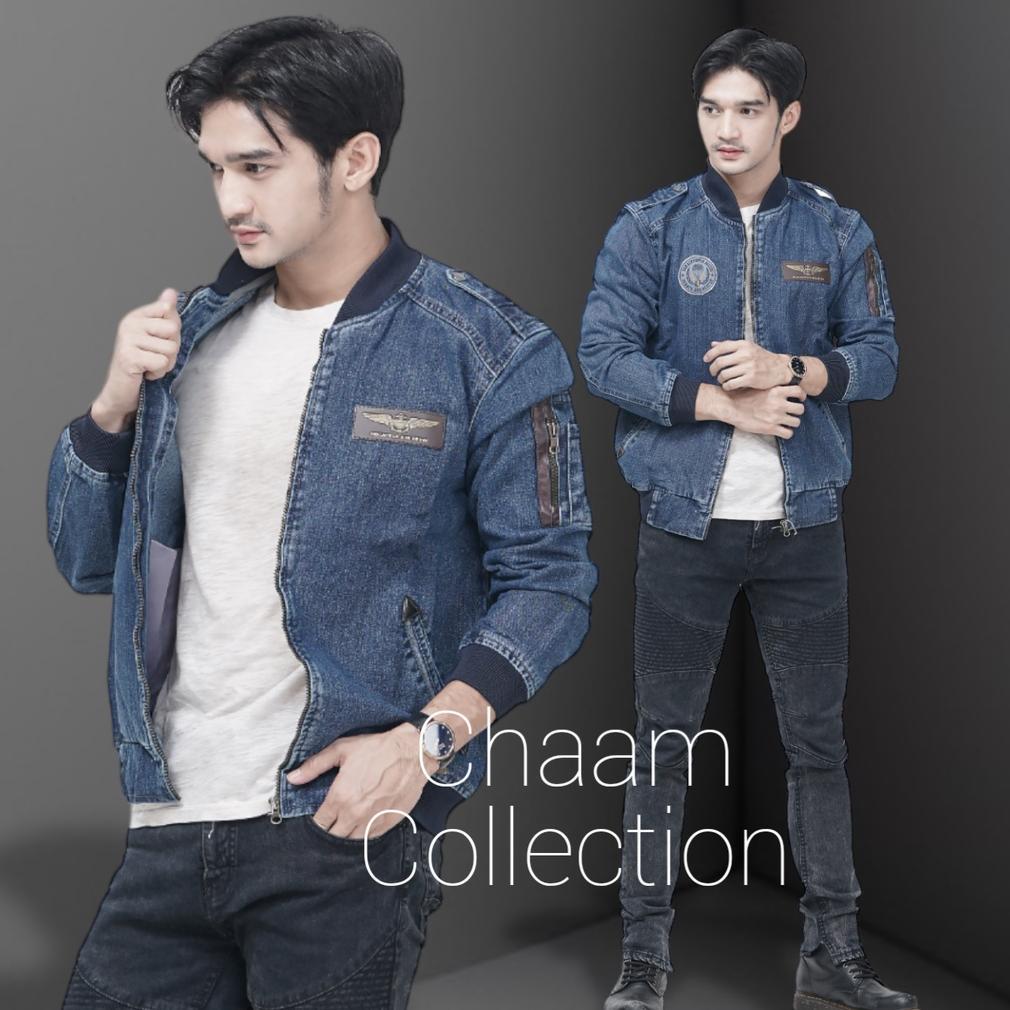 EXCLUSIVE [COD]Jaket Jeans Denim Kupluk|Jaket Casual Pria|Jaket Denim Pria |Jaket Bomber Jeans Topi