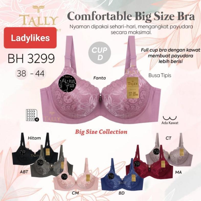 Tally Bra Big Size BH 3299 Bh Berkawat Cup D