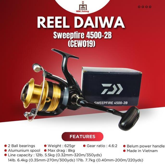 Reel Daiwa Sweepfire F 3000B