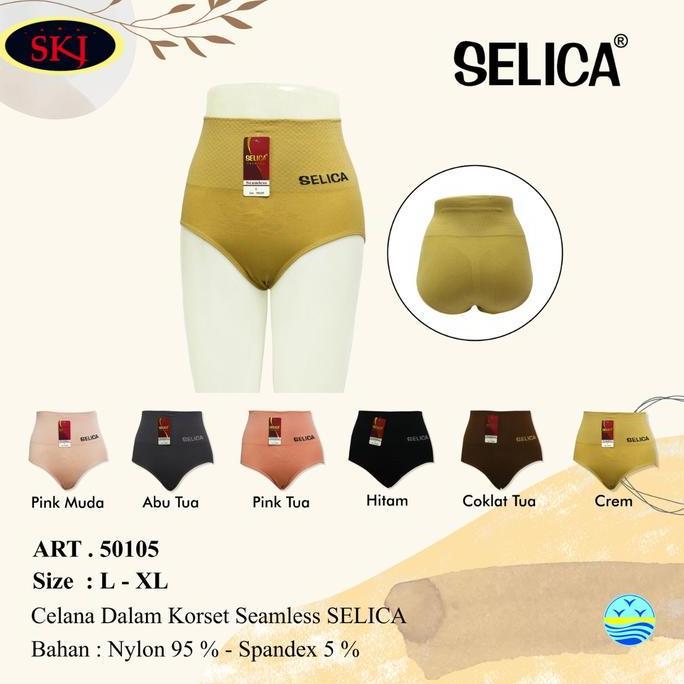 CD Wanita SELICA 50105 Bahan Nylon / Celana Dalam Seamless