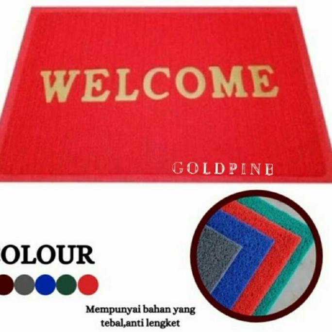 Byurr- Keset Mie / Keset Bihun Karpet Pvc Welcome - Tebal