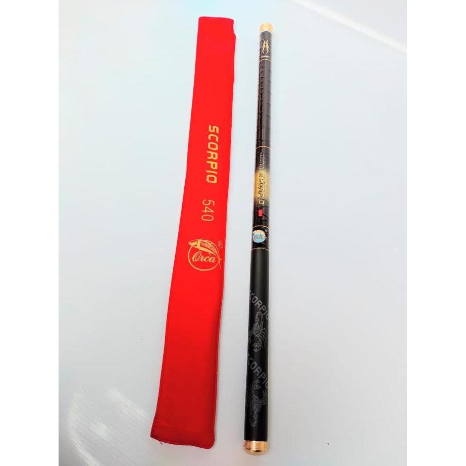 Joran Tegek Orca Scorpio Carbon Panjang 450 540 Kaku Ringan Enteng