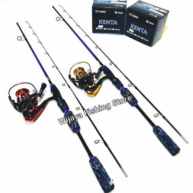 Set Joran Spinning Fugu Gozira 150 165 180 dan Reel Fugu Kenta