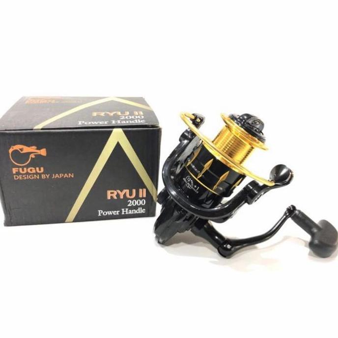 REEL SPINNING POWER HANDLE FUGU RYU II 800 1000 2000 3000 4000 6000