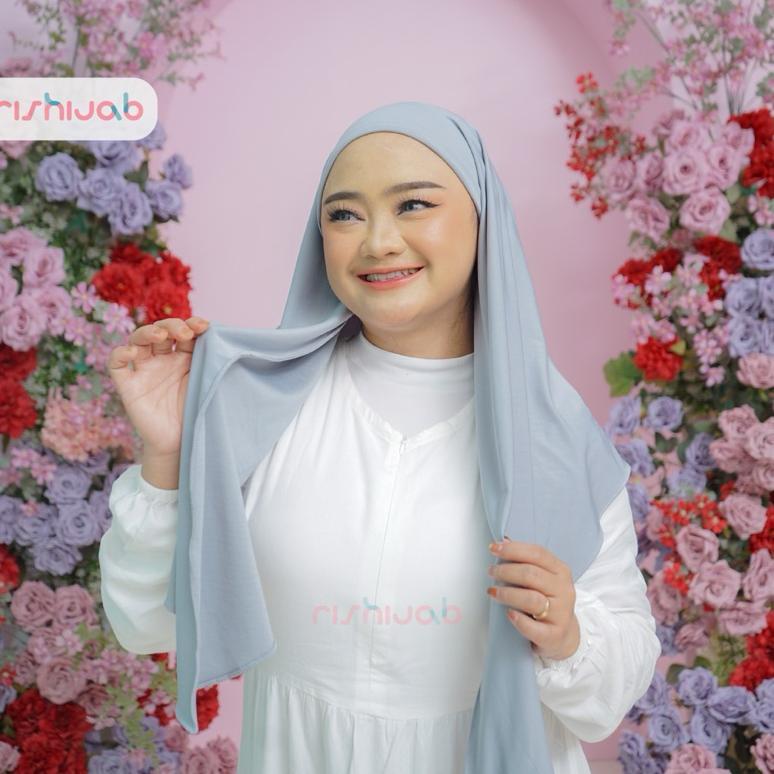DISKON RIS HIJAB - SEGITIGA ZAINARA SEGITIGA INSTAN INNER JERSEY TALI DAILY HIJAB