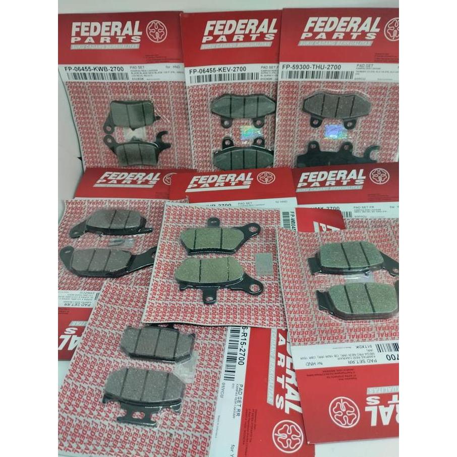DF180 - Diskpad , Kampas rem cakram Motor Merk Federal Part