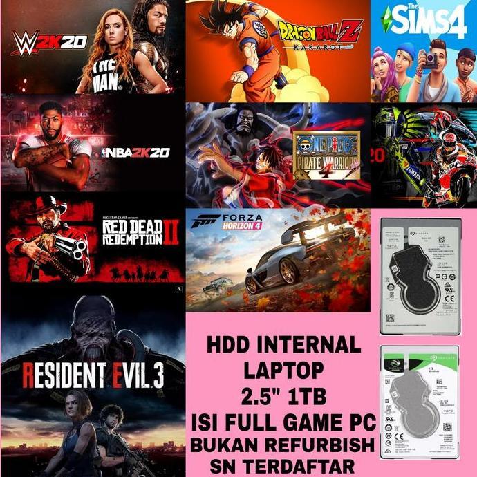 DF391 >> Hardisk HDD Laptop Internal 1TB Isi Full Game PC Seagate