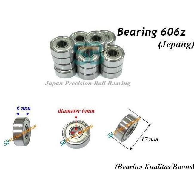 DS74 - bearing 606z ball bearing 606zz Miniature Ball Bearing Japan 606zz Conveyor bearing 606z EZO 