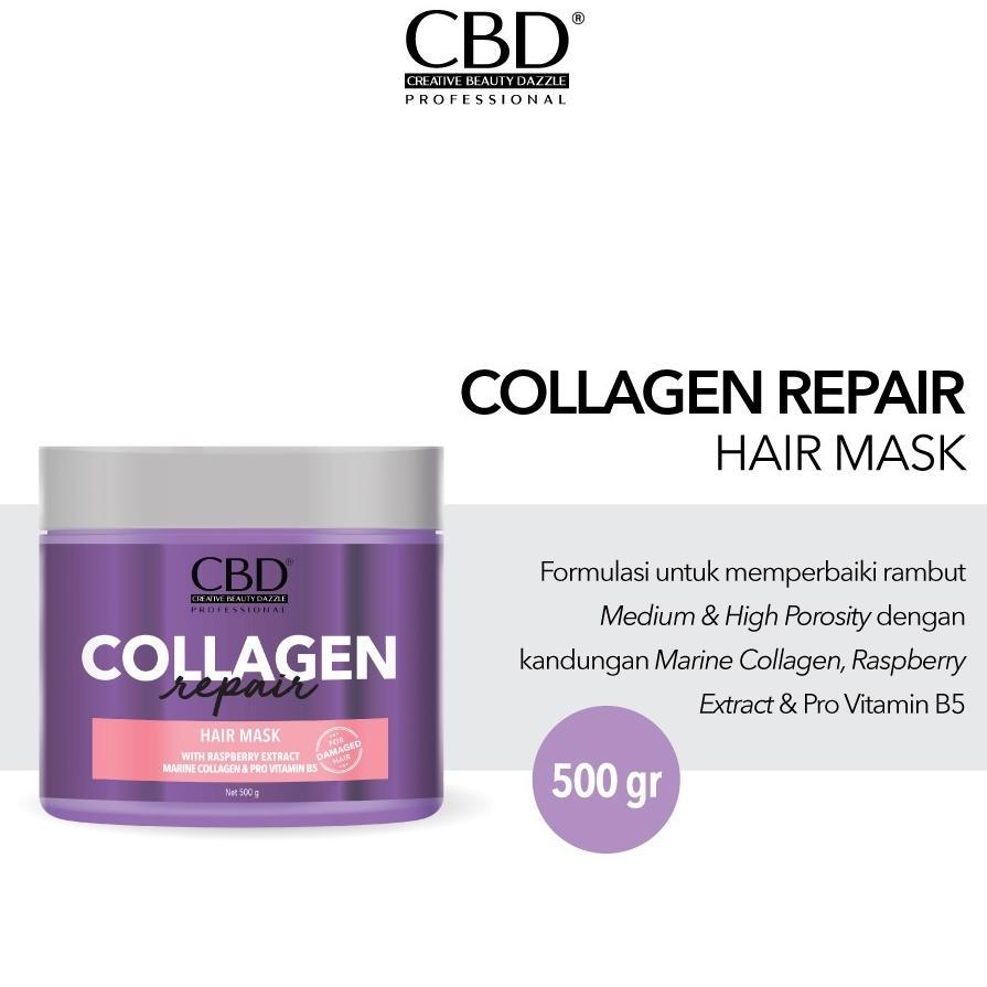 CBD Collagen Repair Series Hair Mask 500GR Ungu