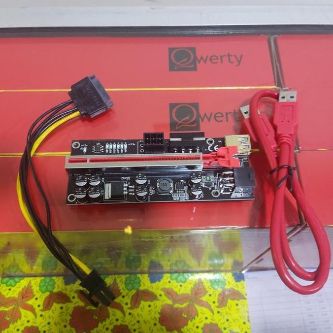 DF27 >> PCI-E Riser Card USB 3.0 - GPU Mining CryptoCurrency