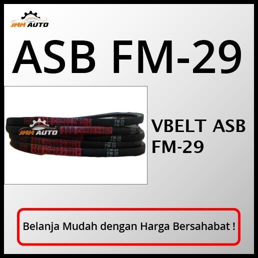 DISKON VAN BELT V BELT FAN BELT VBELT ASB FM29 FM-29 FM 29