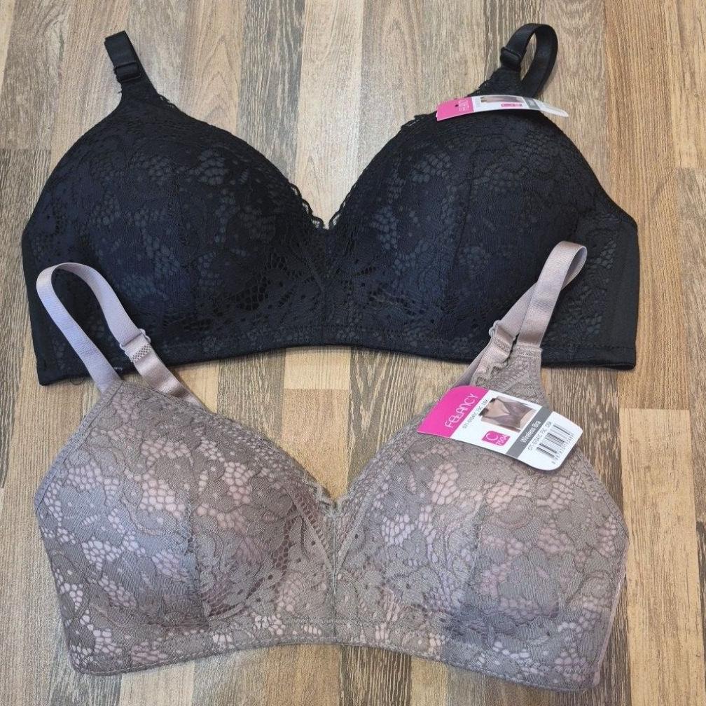 bra/bh tanpa kawat brokat mewah FELANCY