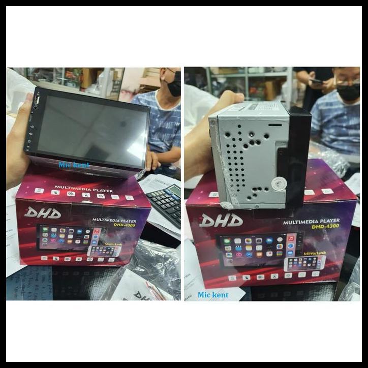 GRATIS ONGKIR HEAD UNIT DHD 4300 7 INCH BODY PANJANG MOBIL UNIVERSAL 