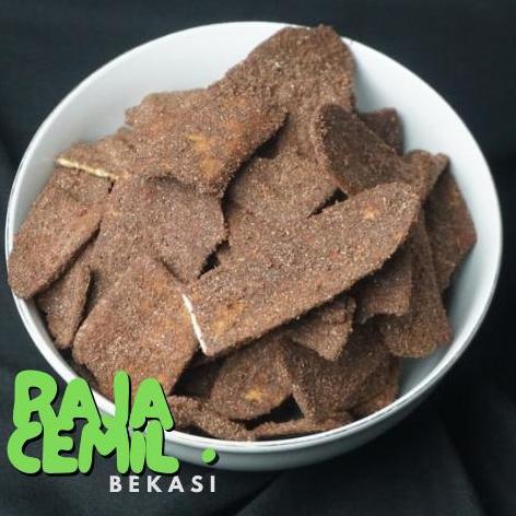 Fooding- 1 Kg Keripik Pisang Coklat Khas Lampung Raja Cemil Keripik Pisang Lampung Aneka Rasa