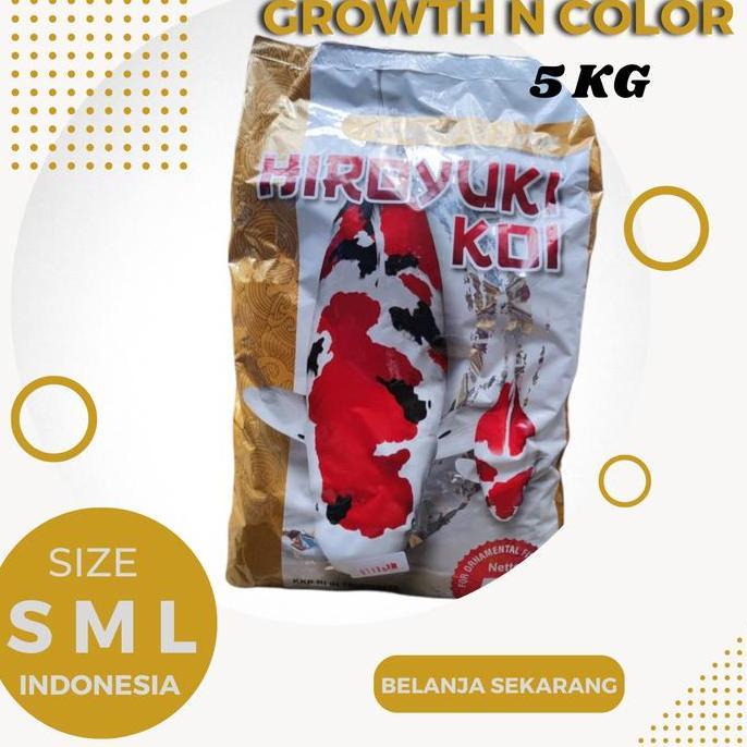 Pakan Koi Hiroyuki Growth Color