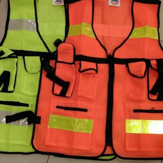 Rompi Kerja Safety Imj 6 Kantong Scotlht Safety Vest
