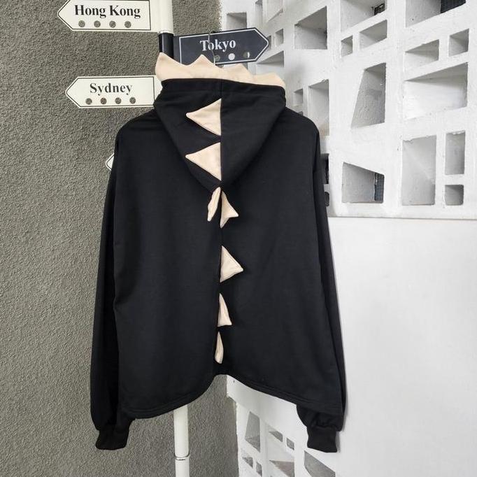 ( Isi 2 Pcs ) jaket sweaterr pasangan couple dino thorn / jaket pasangan pacar warna lucu imut / jak