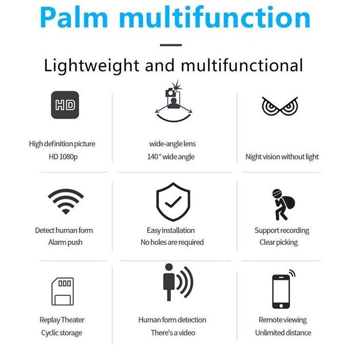 Kamera Mini Wireless Bmad Bc-18 Hd Night Vison Motion Detector Spy Camera Cctv Wifi Kualitas Terbaik