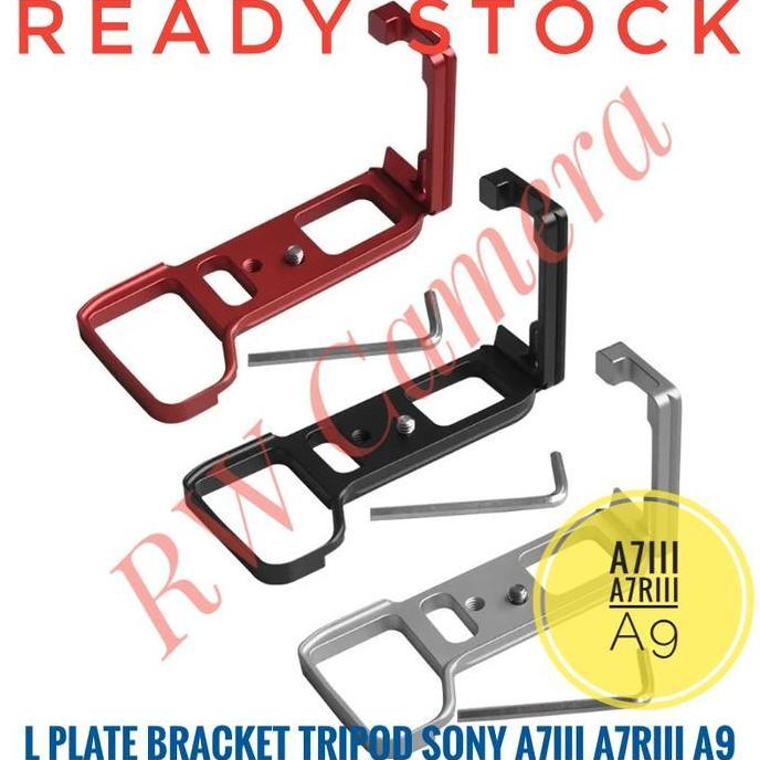 L Plat Sony A7Iii Quick Release Plate Tripod A7Riii A9 A73 A7 Mark Iii Baru