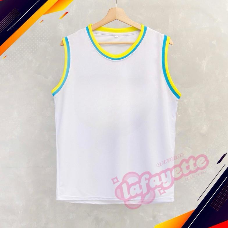 BIG PROMO jersey polos singlet baju basket olahraga baju gym pria wanita size L-XXL