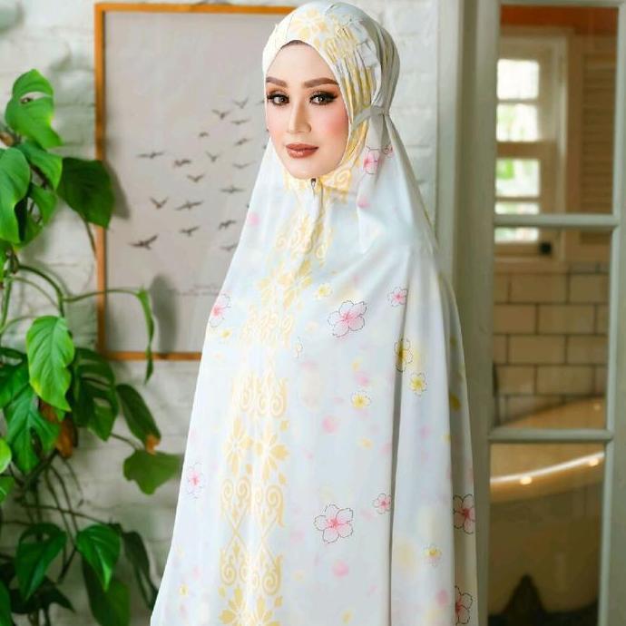 Mukena Edition Agoest Hanggono Full Silky Printing Muslim Cantik