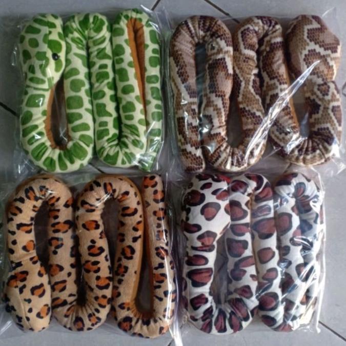 Premium Murah Boneka Ular Panjang 125 Cm Lucu Lembut Jumbo Banyak Motif