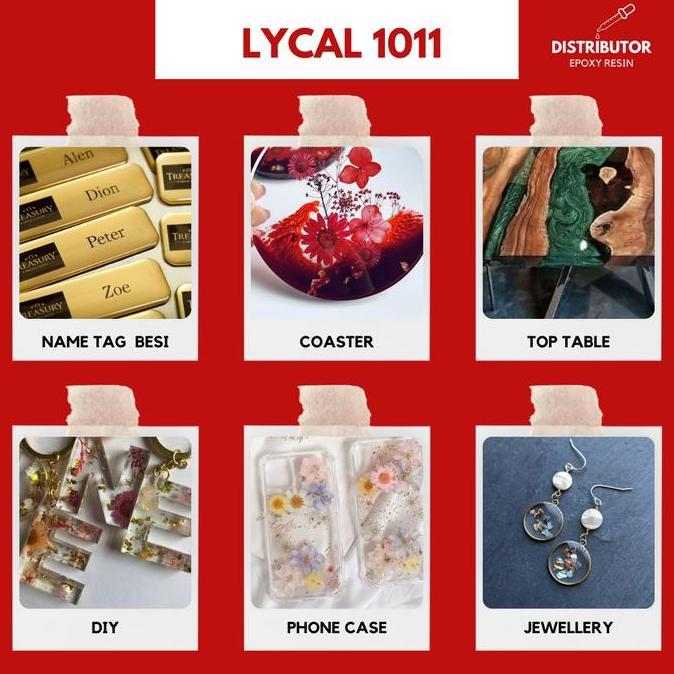 Gasajaya- Resin Bening Lycal Keras Dgn Katalis - Lycal 1011 - 4 Kg