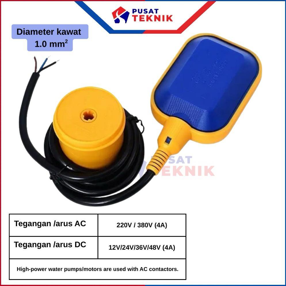 Float Switch Otomatis Pengontrol Ketinggian Air - Saklar Pelampung Otomatis Tandon  Air