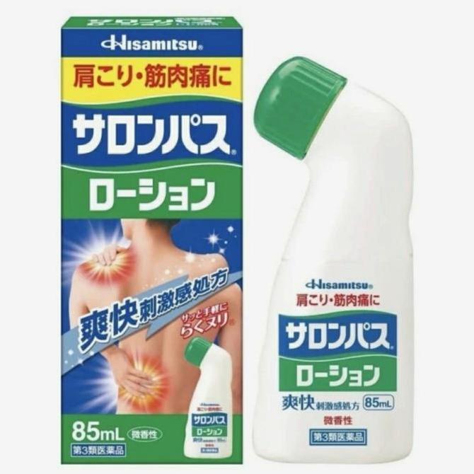 HISAMITSU SALONPAS LOTION Koyo Cair Pereda Linu Nyeri Otot Asli Japan